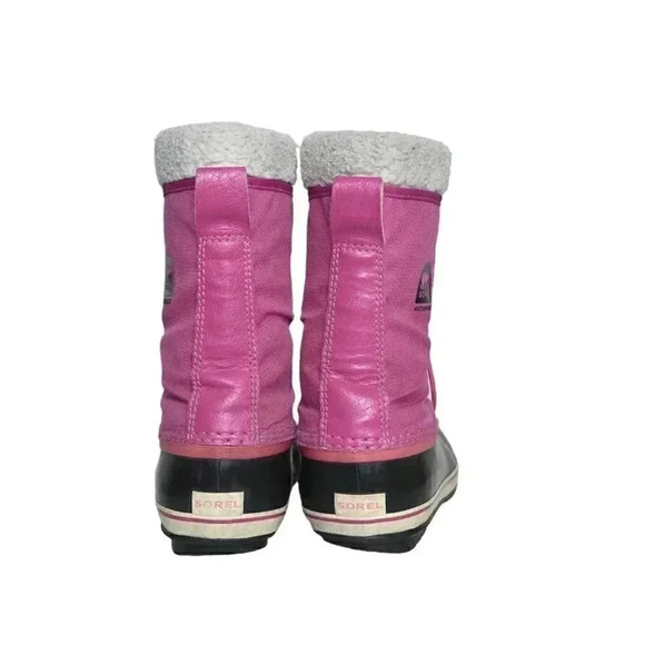 Sorel Yoot Pac Nylon Winter Boots Snow Waterproof Pink Size 7 - Picture 7 of 13